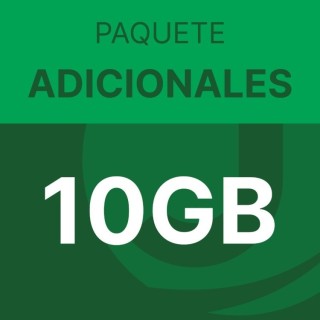 PAQUETE ADICIONAL SIM TURISTA 10GB