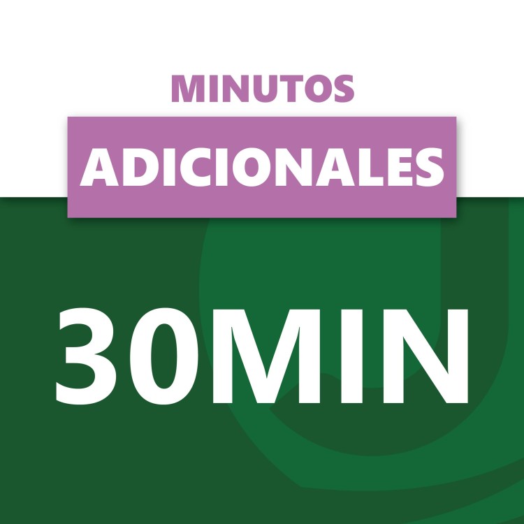 PAQUETE ADICIONAL SIM TURISTA 30 MINUTOS